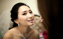 青岛市南区化妆师新娘化妆的开业照片